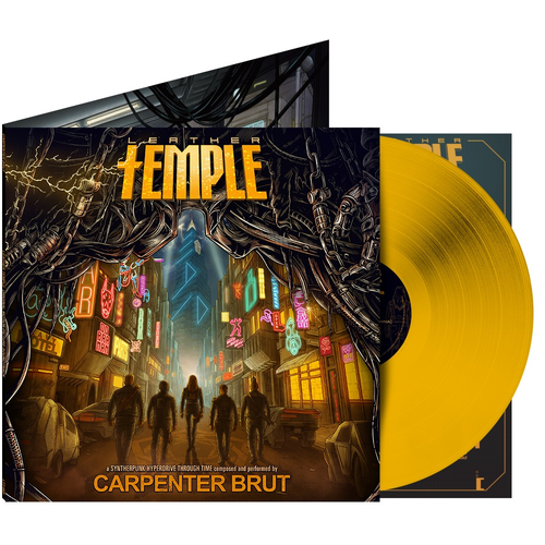 Carpenter Brut — Leather Temple [Yellow LP] — album artwork