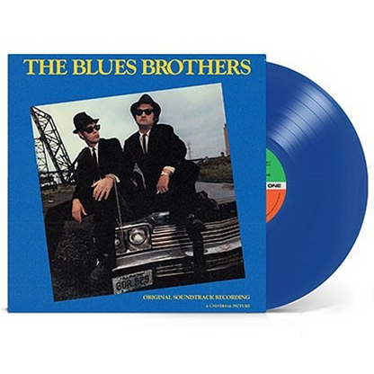 The Blues Brothers — The Blues Brothers Soundtrack [Blue Vinyl] — cover and product artwork