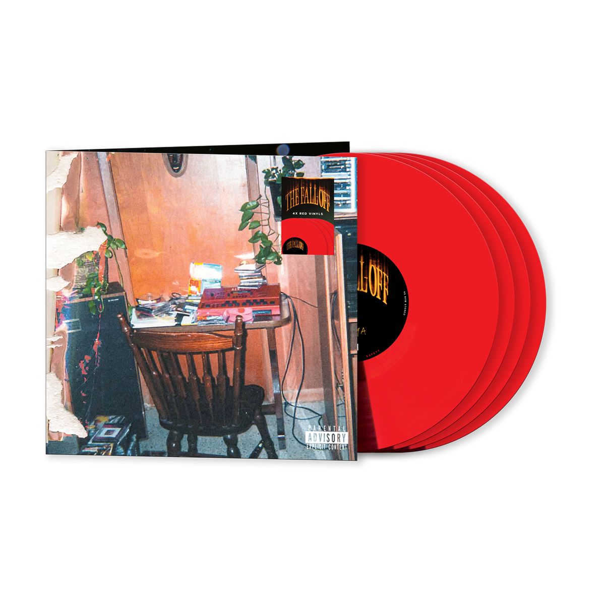 J. Cole - The Fall-Off [4LP Red Vinyl] — album artwork