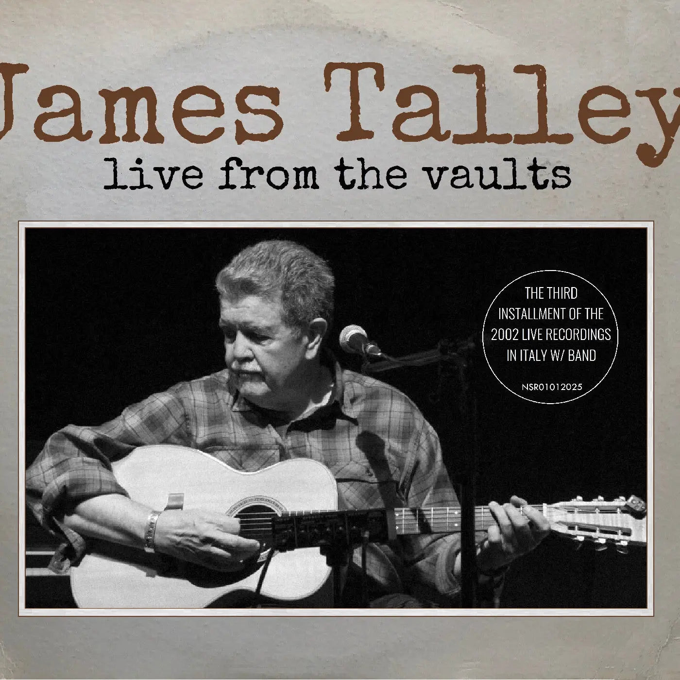 James Talley - Live From The Vaults [CD]