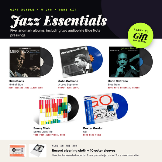 Jazz Essentials Vinyl Bundle [5LP + Care Kit]