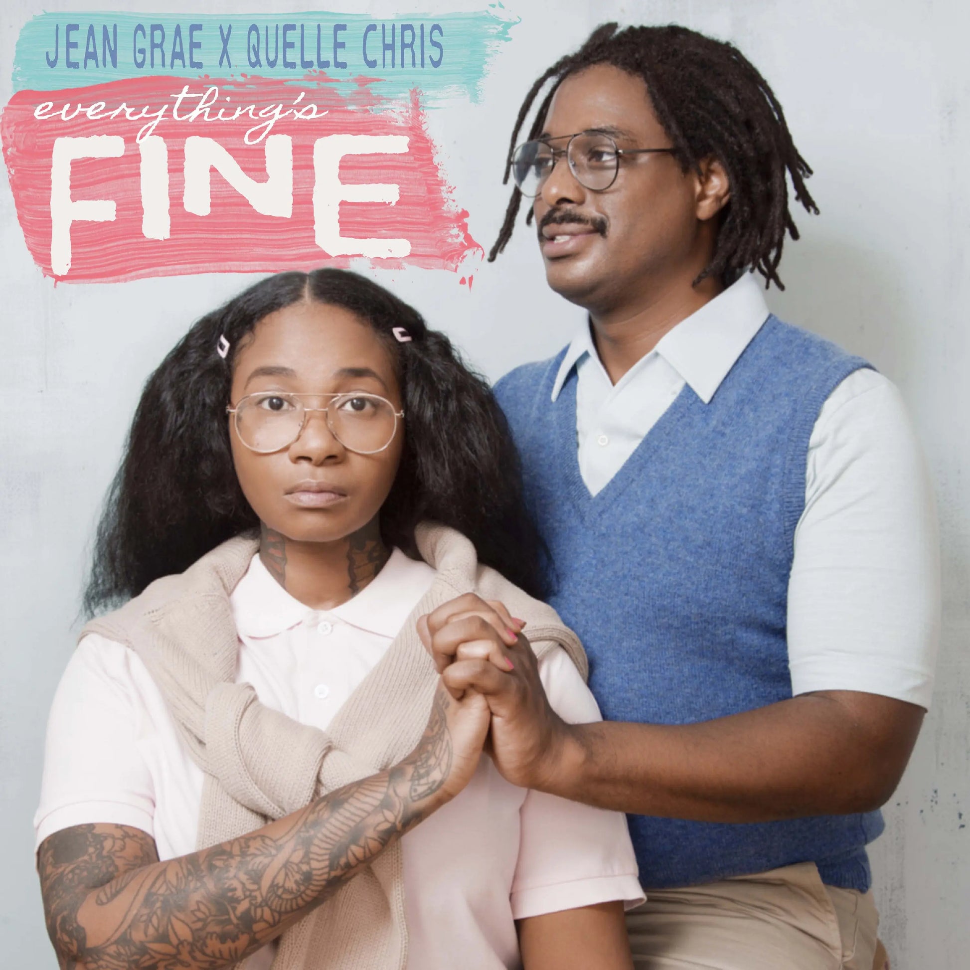 Jean & Quelle Chris Grae - Everything'S Fine [Ice Blue, Purple, Bubble Gum Vinyl]