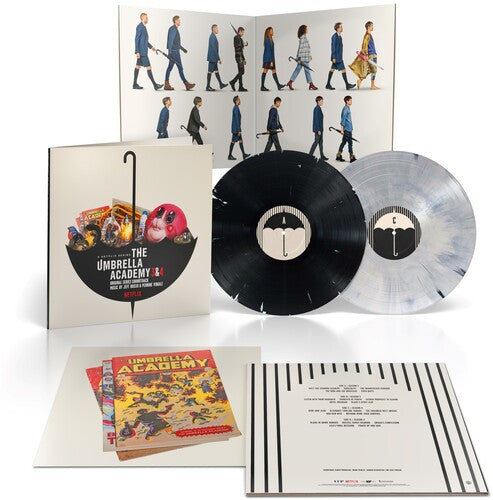 Umbrella Academy The 3 & 4 (Soundtrack) [Clear & Black Vinyl]