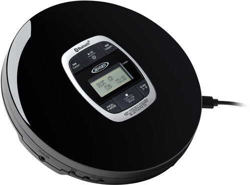 CD-60R-BT Portable CD Player Bluetooth FM Radio 60 Second Anti-skip (Black)