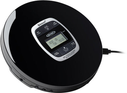 CD-60R-BT Portable CD Player Bluetooth FM Radio 60 Second Anti-skip (Black)