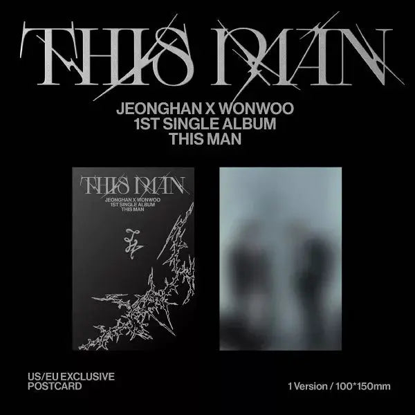 【未開封】JEONGHAN THIS MAN JEONGHAN X WONWOO 1ST SINGLE ALBUM 'THIS MAN' - SEVENTEEN