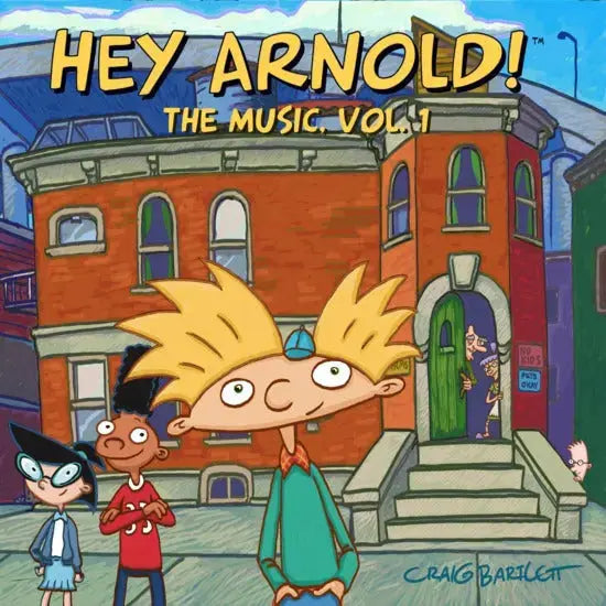 Jim Lang - Hey Arnold! The Music, Vol. 1 [Yellow with Black Splatter Vinyl LP]