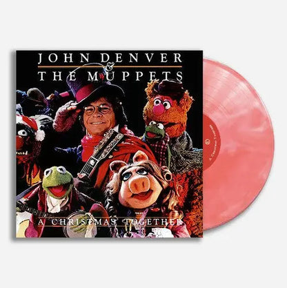 John Denver & the Muppets — A Christmas Together [Candy Cane Swirl LP]; artwork and packaging