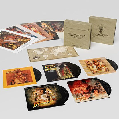 John Williams — Indiana Jones: The Complete Collection [10LP Vinyl Box Set] — cover artwork