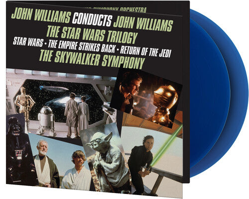 John Williams Conducts John Williams: The Star Wars Trilogy [2LP] (LIMITED TRANSLUCENT BLUE 180 Gram Audiophile Vinyl insert with liner notes by George Lucas numbered to 1000)