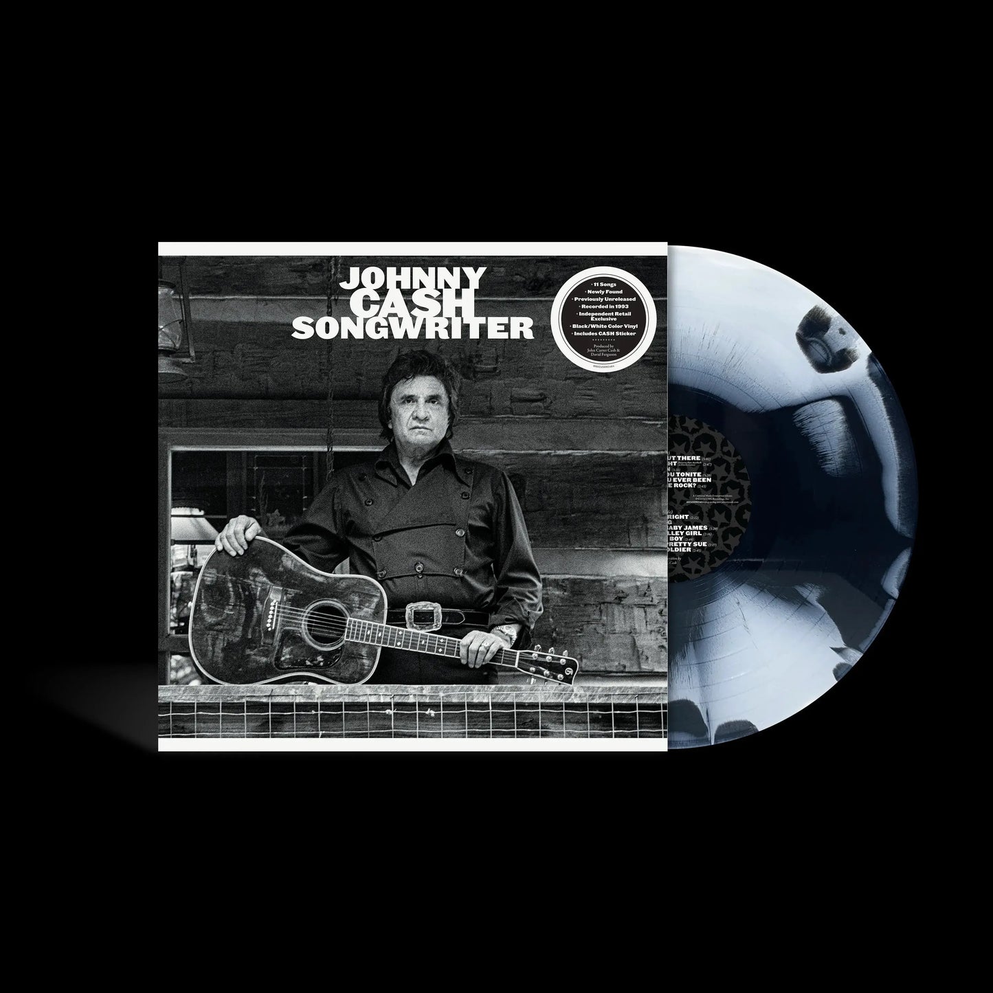 Johnny Cash - Songwriter [Translucent Clear with Black Splatter Vinyl]