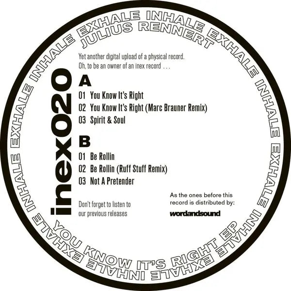 Julius Rennert - You Know It's Right [12"]