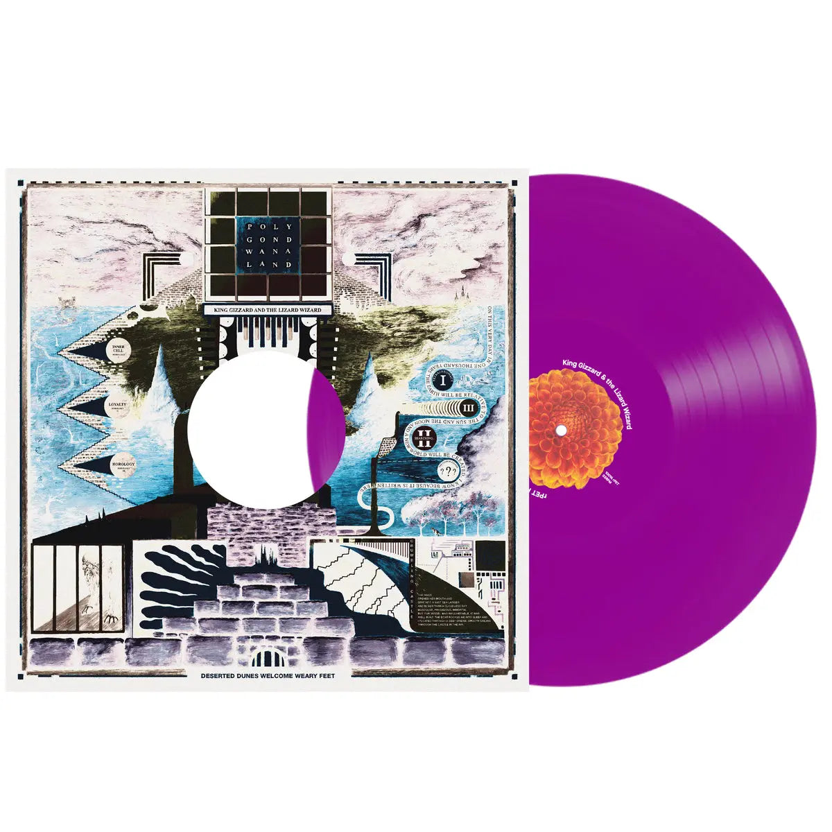 King Gizzard & The Lizard Wizard - Polygondwanaland [180 Gram Translucent Purple Vinyl]