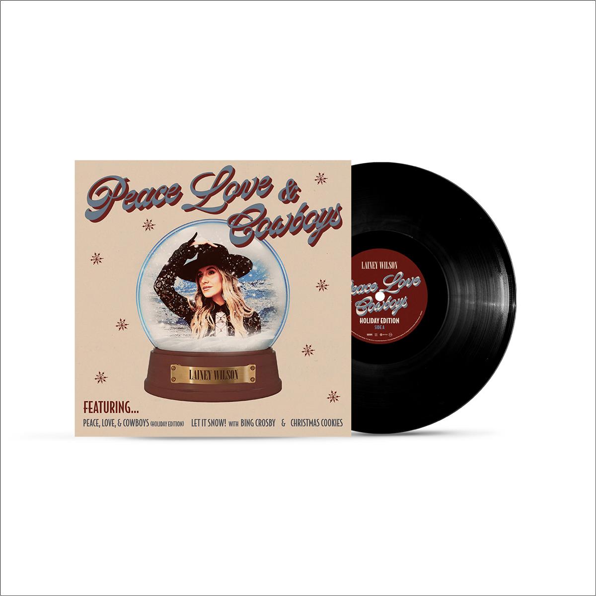 Lainey Wilson — Peace, Love & Cowboys (Holiday Edition) [12"] — product and packaging