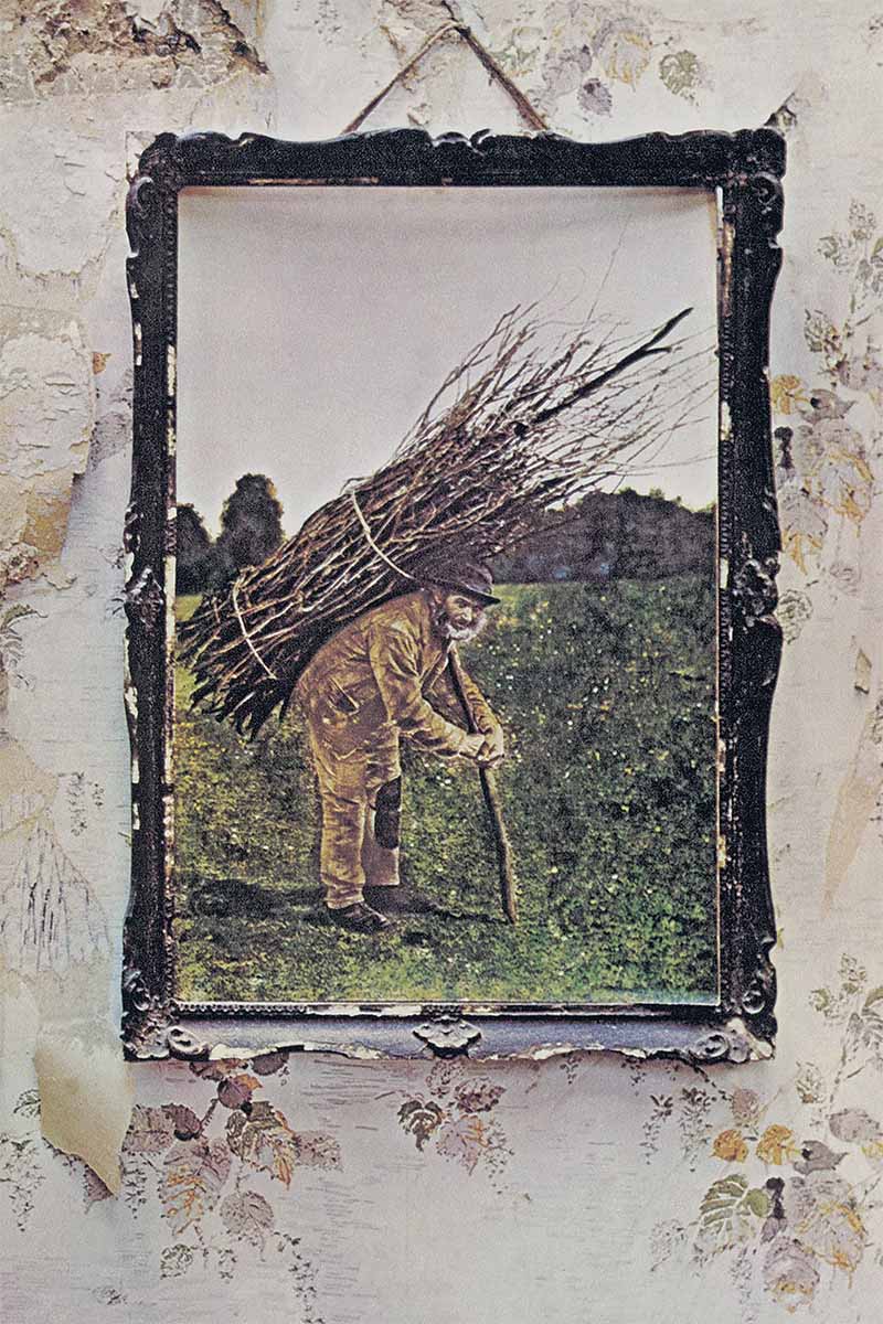 Led Zeppelin IV album art poster, 24 x 36 inches