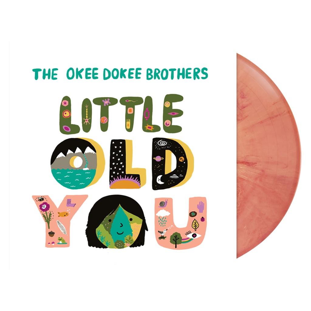 The Okee Dokee Brothers — Little Old You [Salmon LP] — record and sleeve