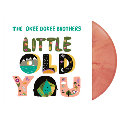 The Okee Dokee Brothers — Little Old You [Salmon LP] — record and sleeve