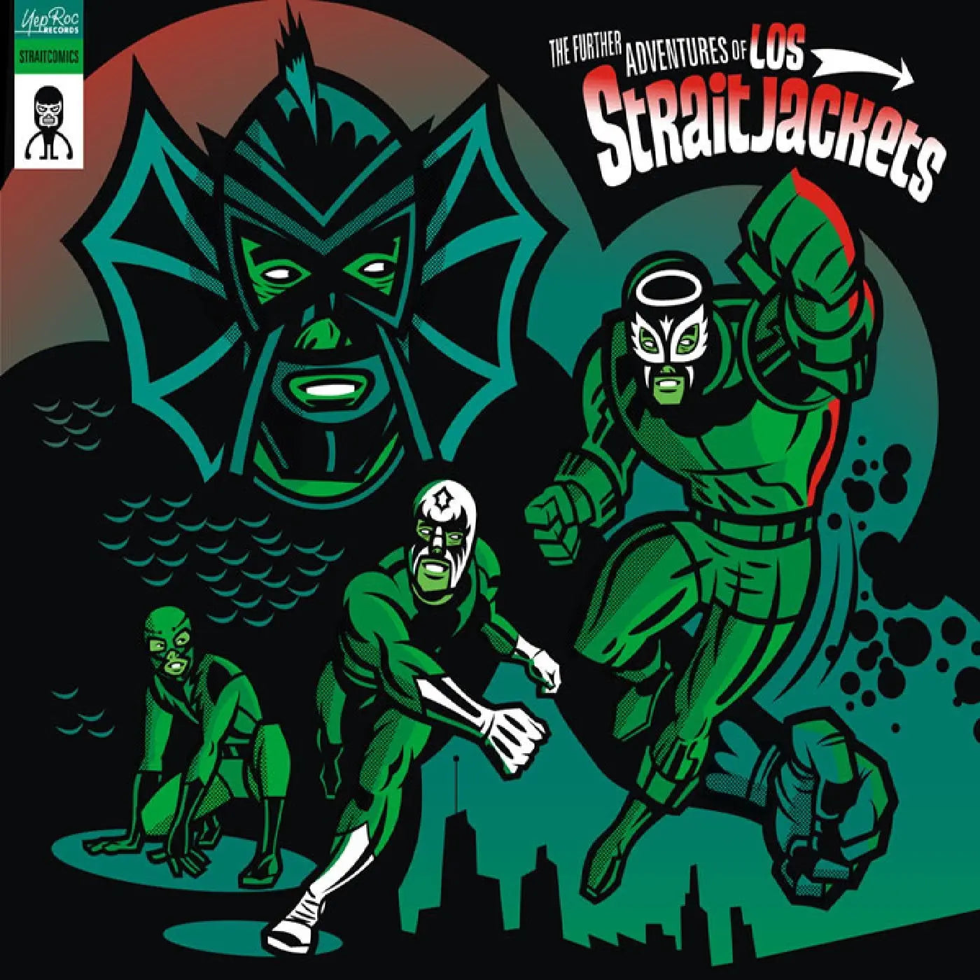 Los Straitjackets - The Further Adventures Of Los Straits [LP Green Vinyl]