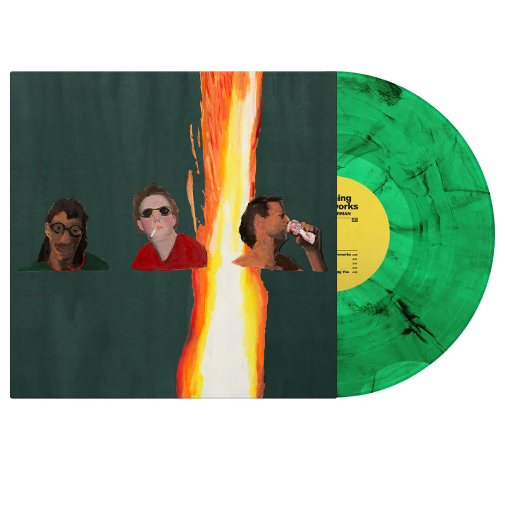 Manning Fireworks [Transparent Green & Black Marbled Vinyl]