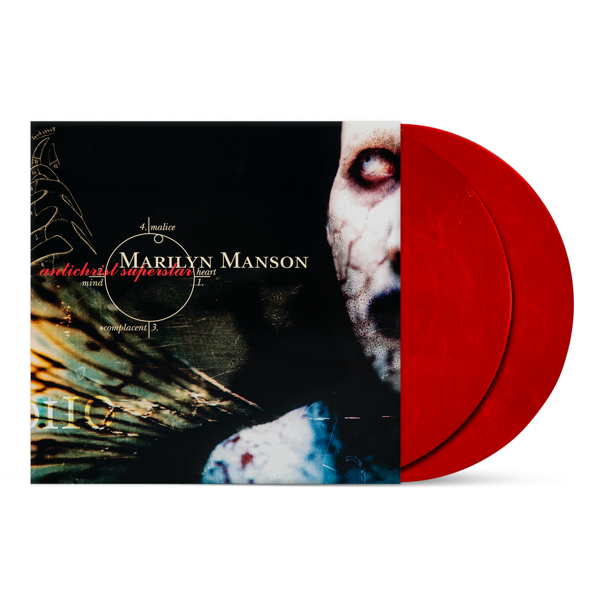 Marilyn Manson - Antichrist Superstar 30th Anniversary iridescent red and gold swirl 2LP