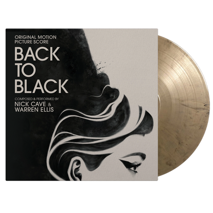 Nick Cave & Warren Ellis — Back to Black [Gold/Black Marble 180g Score LP] — record and sleeve
