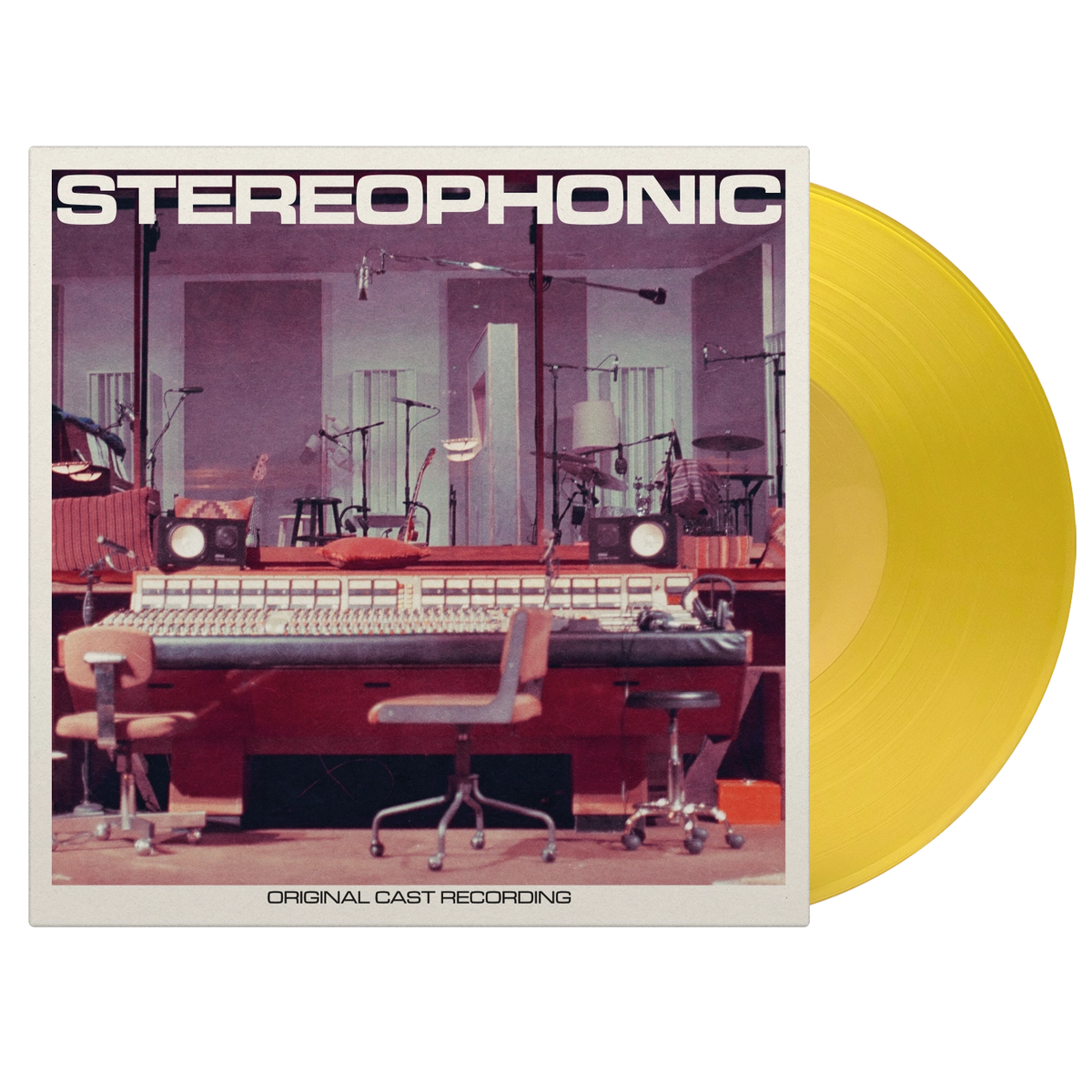 Various Artists — Stereophonic: Original Cast Recording [Yellow LP]; artwork and packaging
