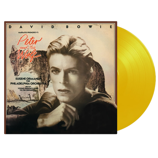 David Bowie — Peter and the Wolf [Numbered Yellow 180g Vinyl] — cover and product artwork