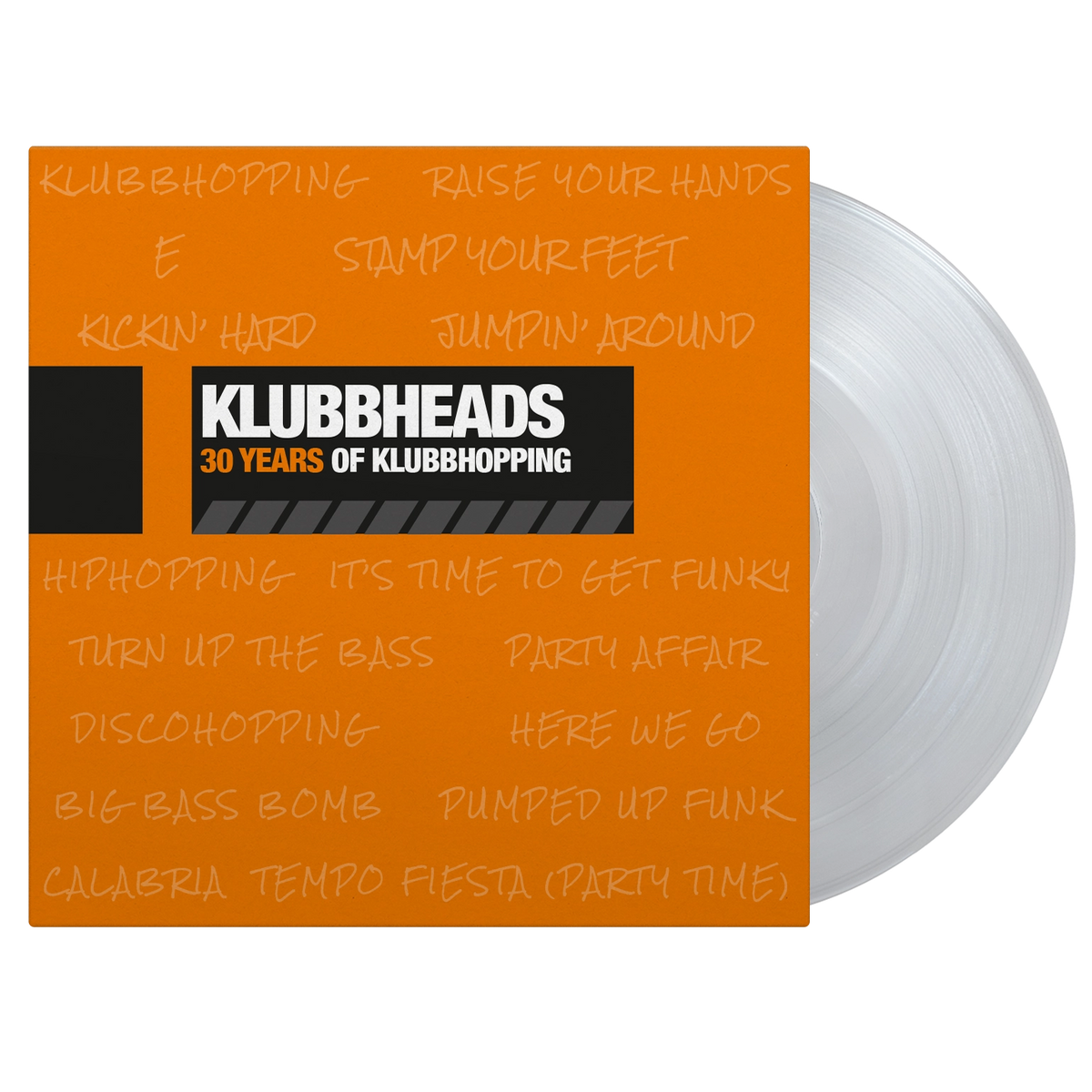 Klubbheads — 30 Years of Klubbhopping [Numbered Clear 180g LP] — cover and edition packaging