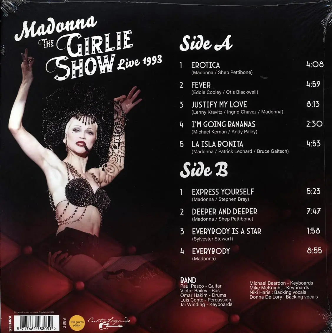 Madonna - The Girlie Show Live 1993 [Vinyl]