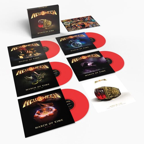 March Of Time (The Best Of 40 Years) [5LP Red Vinyl Art Print Puzzle]