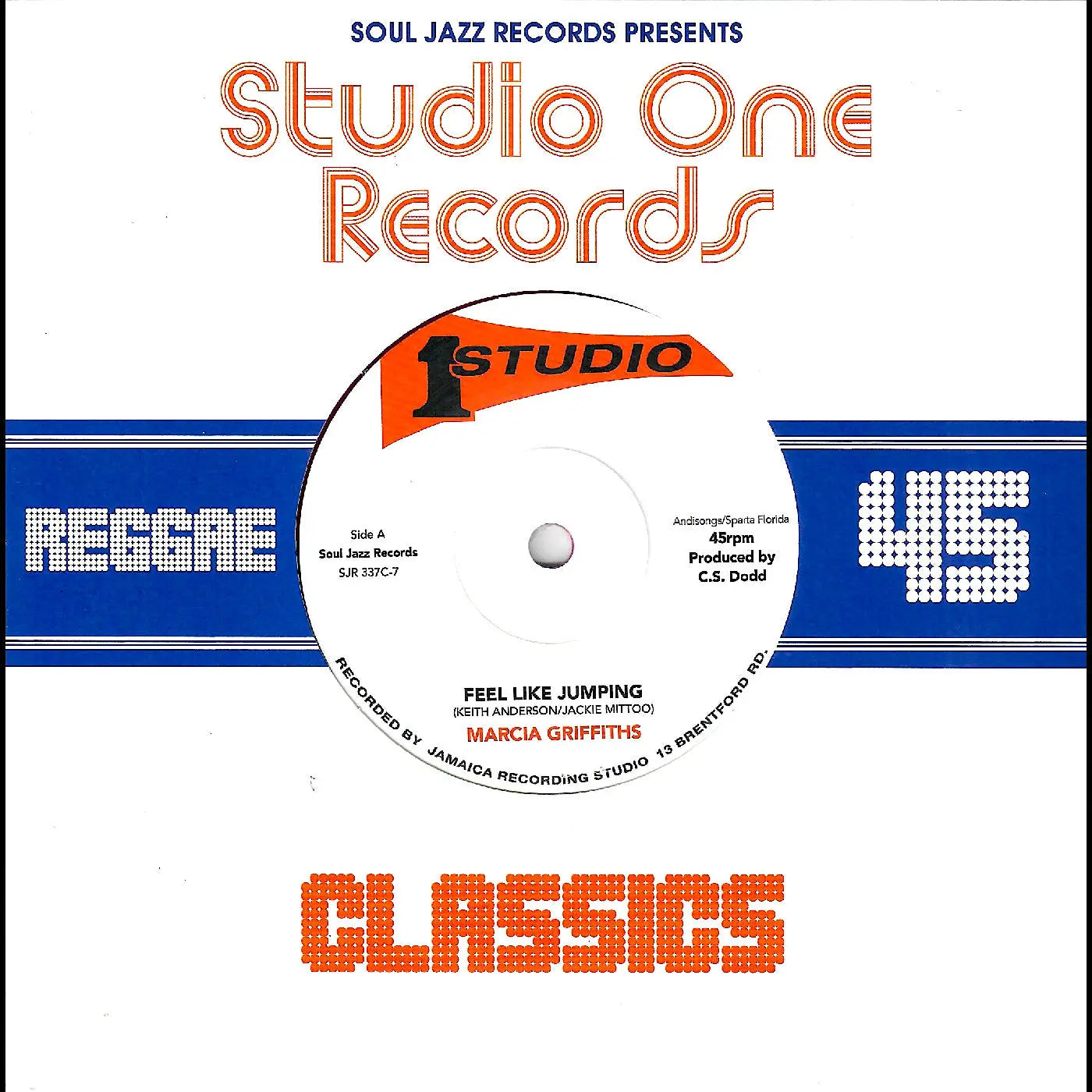 Marcia Griffiths / Dub Specialist - Feel Like Jumping [7" Magenta Vinyl]