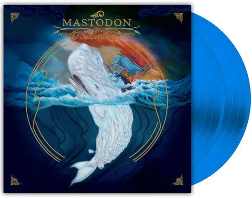 Mastodon - Leviathan [Sky Blue Vinyl D-side etching with gold foil stamping & leather matte laminate finish 2LP]