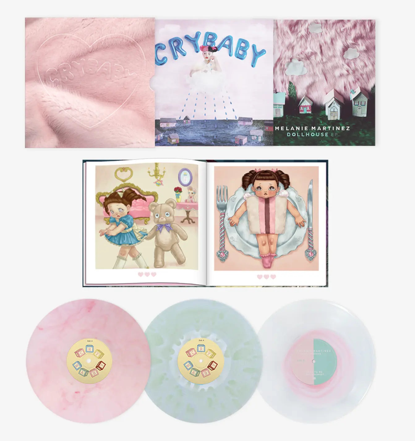 Melanie Martinez - Cry Baby (10th Anniversary) [Cloudy Pink & Coke Bottle Clear Vinyl]