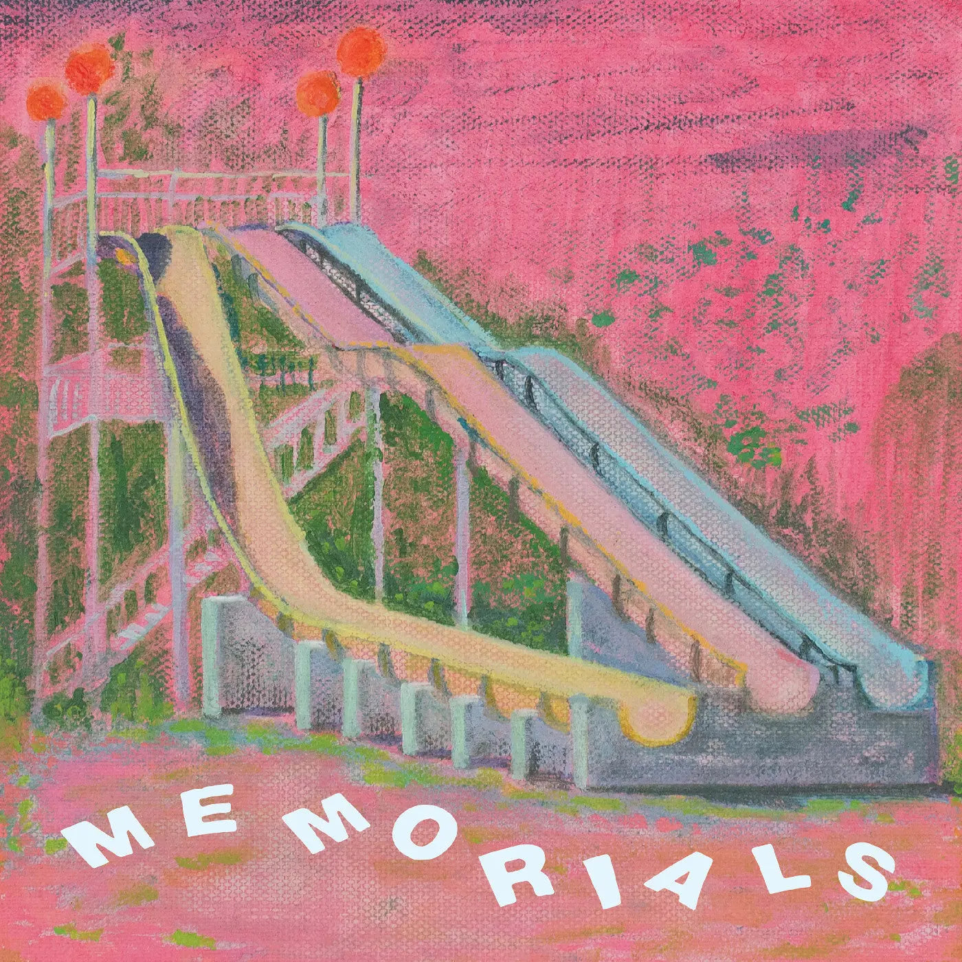 Memorials - Another Waterslide / Memorial Bells [7" Neon Orange Vinyl]