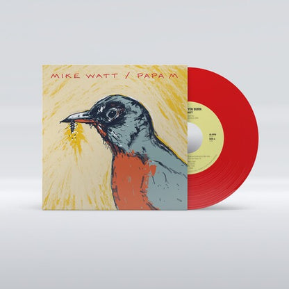 Mike Watt / / Papa M [7" Red Opaque Vinyl]