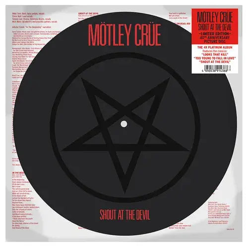 Motley Crue - Shout At The Devil [Picture Disc Vinyl]