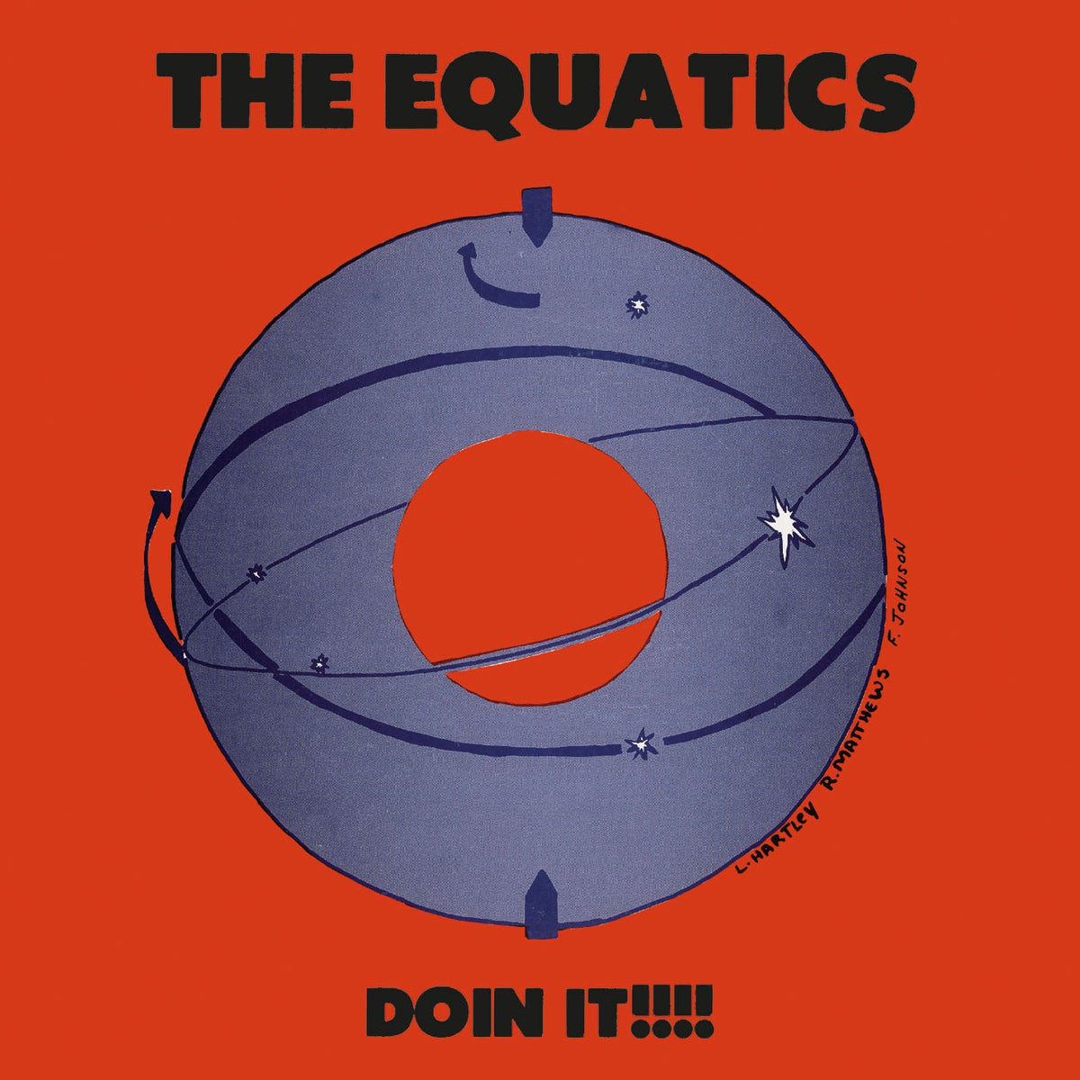 The Equatics - Doin' It!!!! [Blue Vinyl LP]