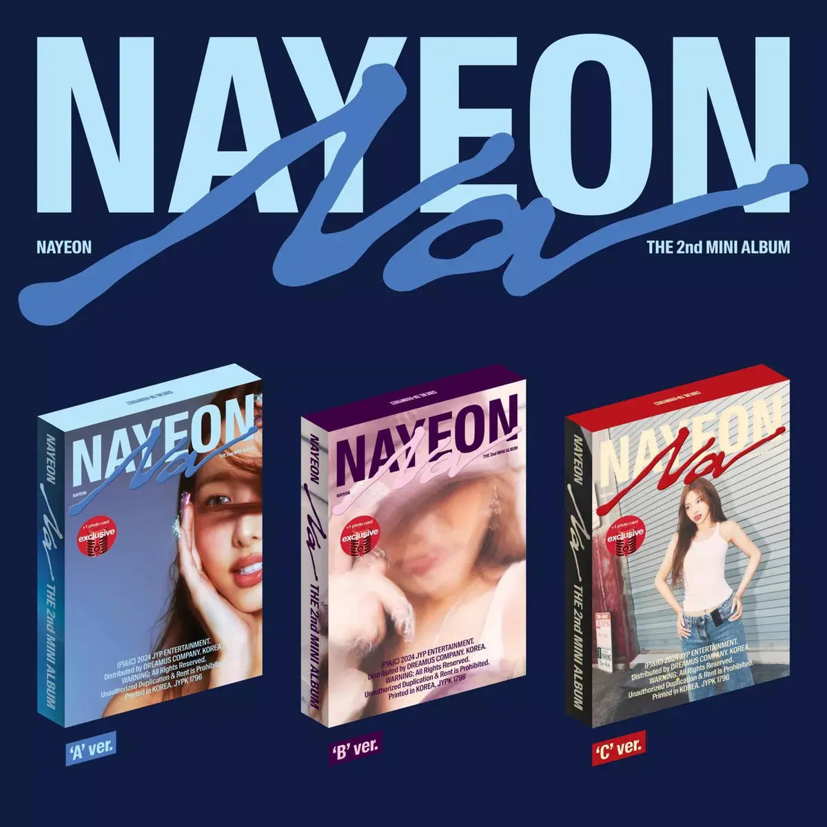 Nayeon - Na [Exclusive CD] Blue Box