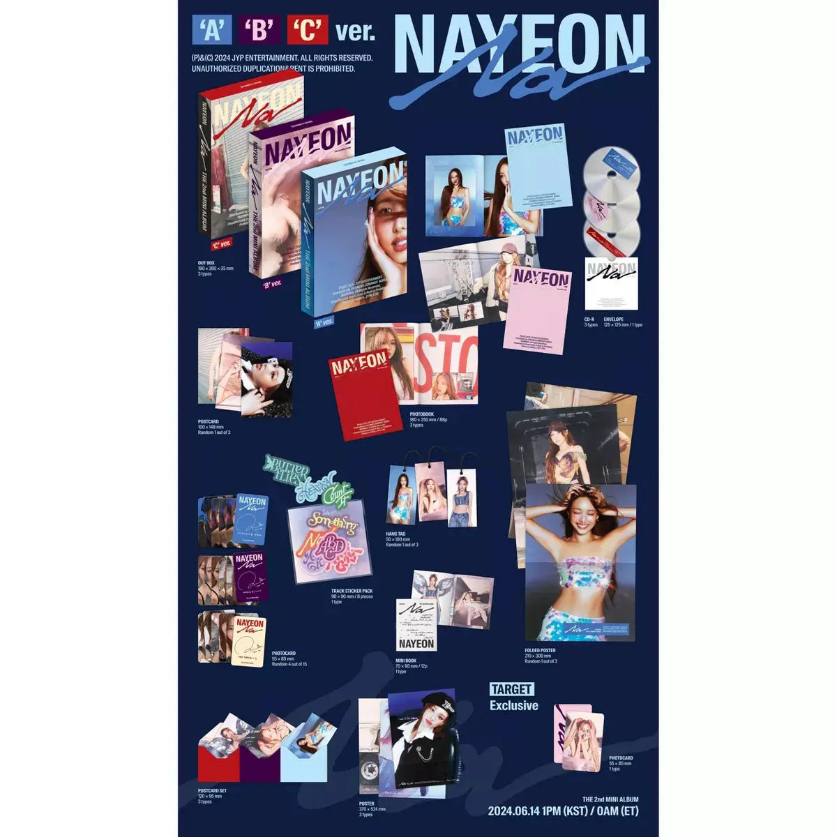 Nayeon - Na [Exclusive CD] Blue Box