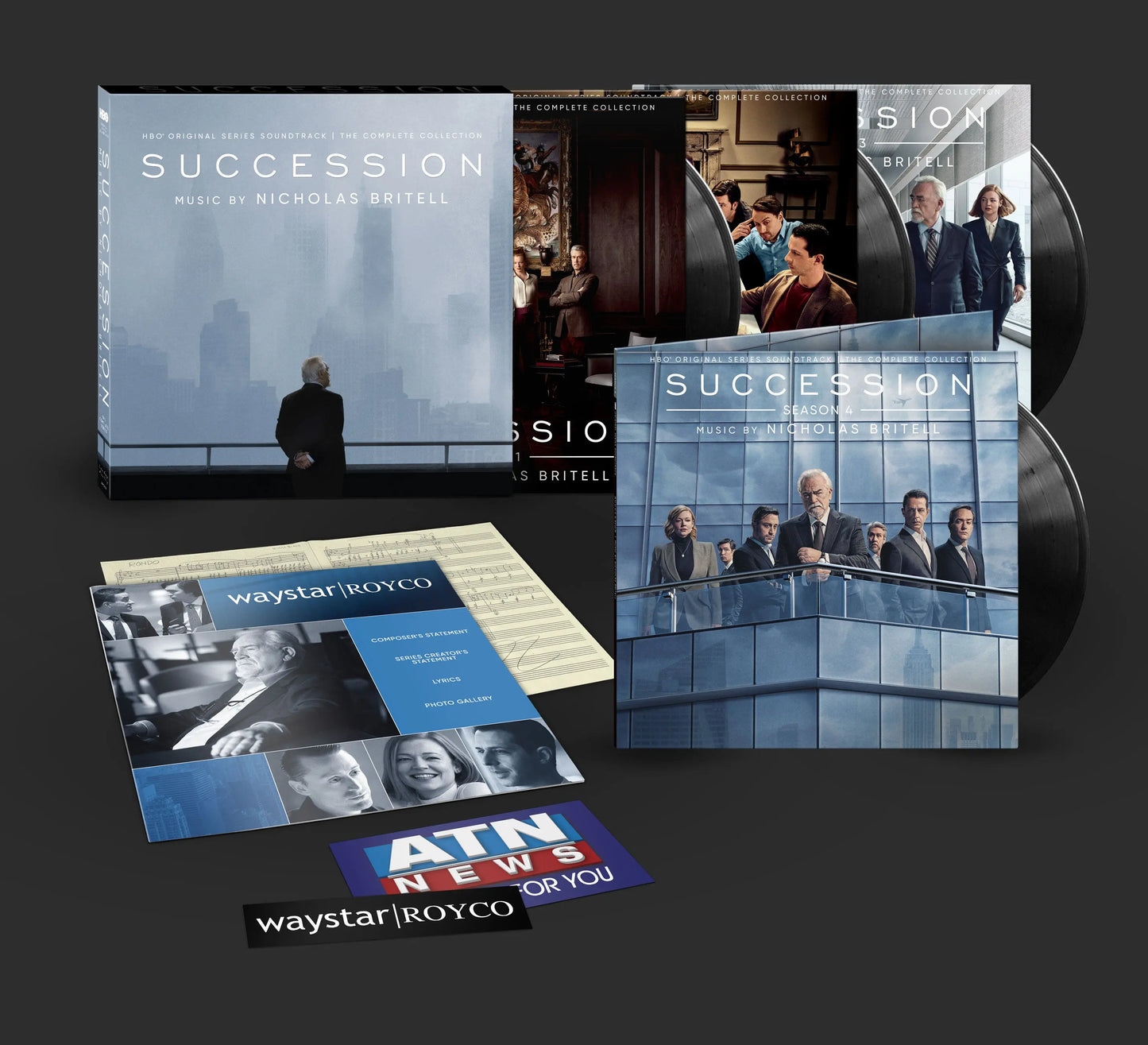 Nicholas Britell - Succession The Complete Collection [5xLP Vinyl Set]