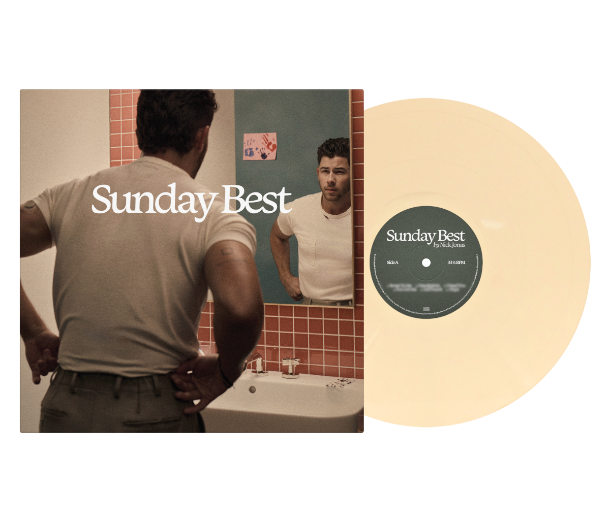 Nick Jonas - Sunday Best [Bone LP] - cover and packaging