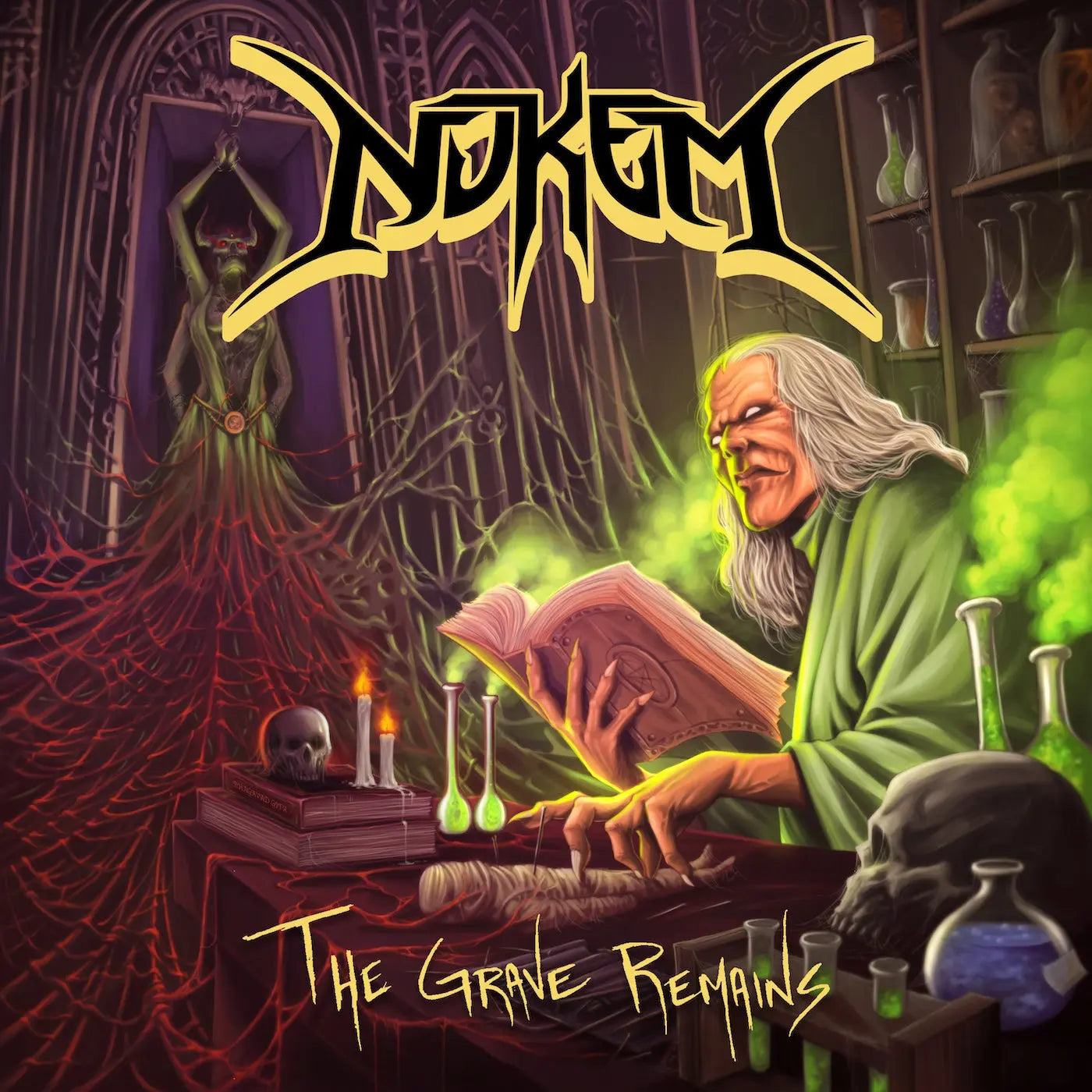 Nukem - The Grave Remains (Yellow Vinyl) [LP]