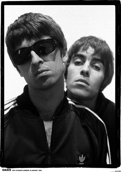 Oasis London 1994 Britpop music poster, 24 x 36 inches