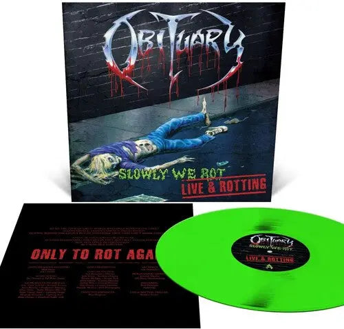 Obituary - Slowly We Rot - Live And Rotting [Green Vinyl]