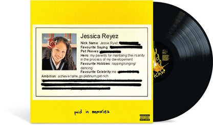 Jessie Reyez — Paid In Memories, cover artwork