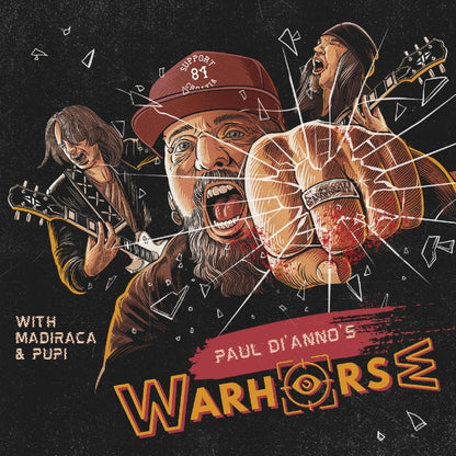 Paul Di'Anno's Warhorse — Paul Di'Anno's Warhorse [Transparent Orange LP] — album artwork