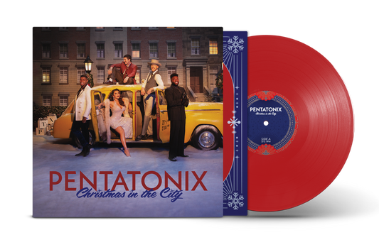 Pentatonix — Christmas in the City [Red Brick LP] — record and sleeve