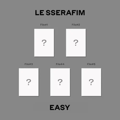 Le Sserafim - 3rd Mini Album 'EASY' (Booklet, Photos / Photo Cards, Postcard) [CD]