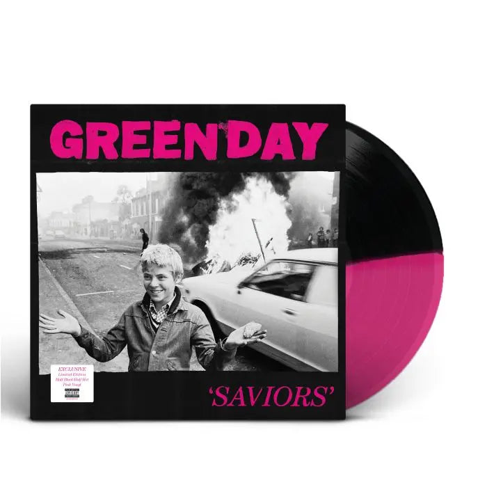 Green Day - Saviors [Magenta & Black Split Vinyl w/Poster Indie]