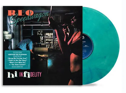 REO Speedwagon — Hi Infidelity [Remastered Sea Glass Vinyl] — cover artwork